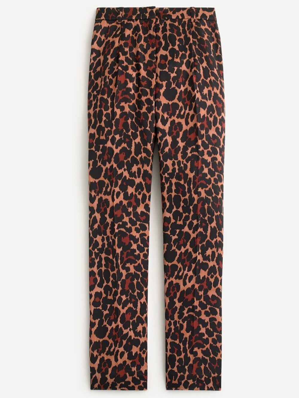 J.Crew High-rise wide-leg trouser in leopard